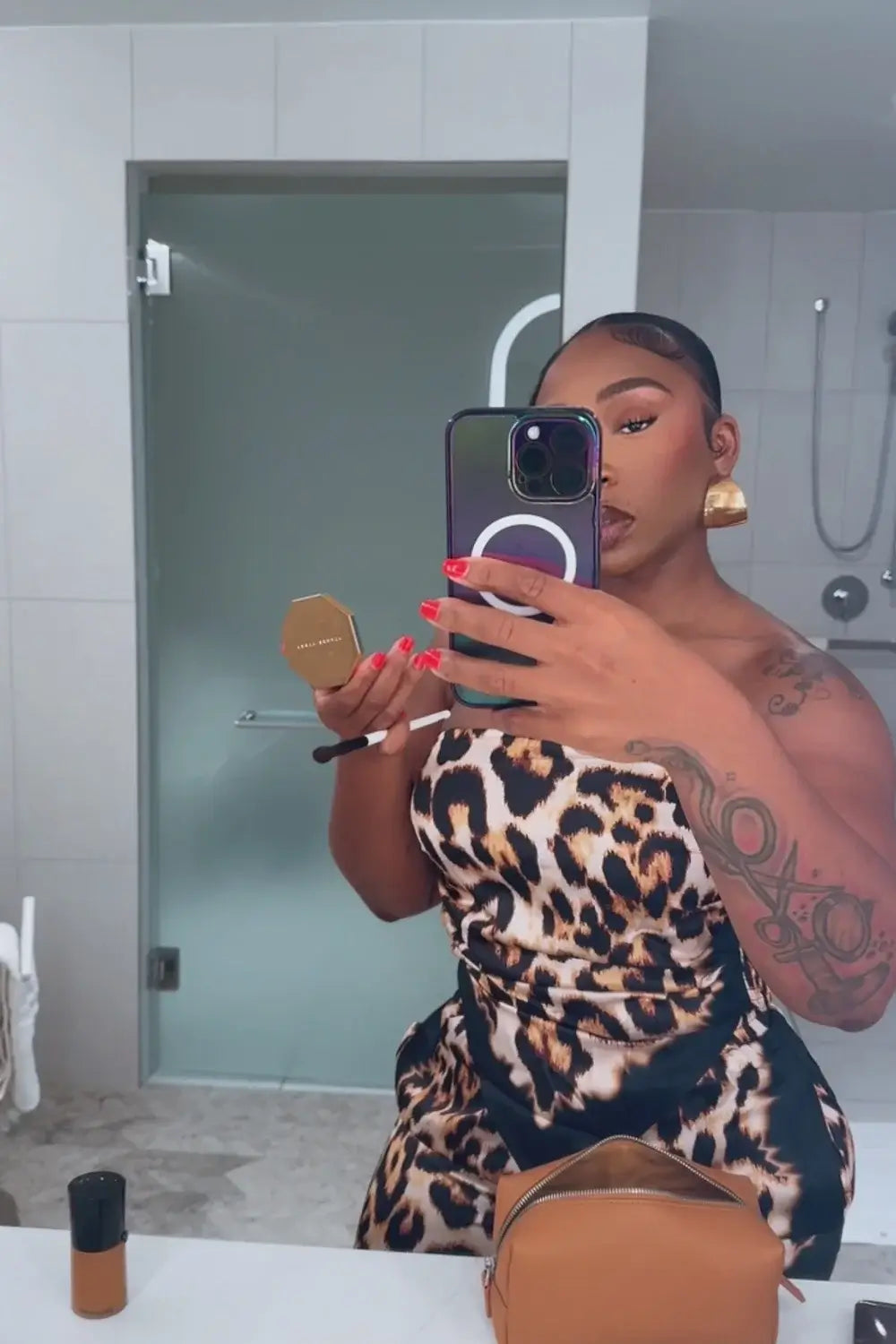 LEOPARD SET - Bold and Stylish Animal Print Outfit